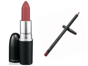 mac lip stick and mac lip pencil