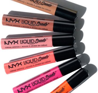 Photo of differnt liquid lip stick shades